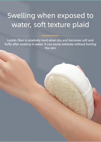 Natural Loofah Sponge – Exfoliating Bath & Face Scrubber