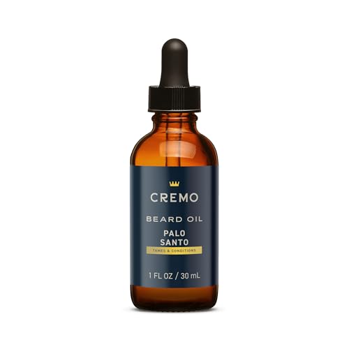 Cremo Beard Oil - Palo Santo, 1 fl oz | Nourish & Soften Your Beard