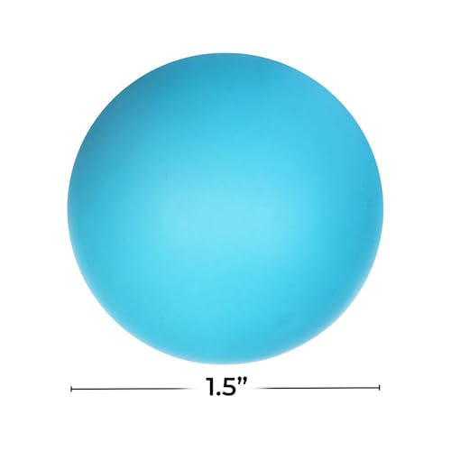 Vibrant Neon Pong Balls - 1.5" Pack of 6 for Party Games