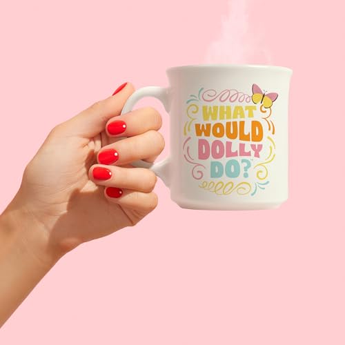 Dolly Parton What Would Dolly Do 16-Oz Ceramic Mug - Microwave Safe