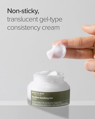 Mary&May Heartleaf Tea Tree Cooling Gel Cream - 2.46 oz