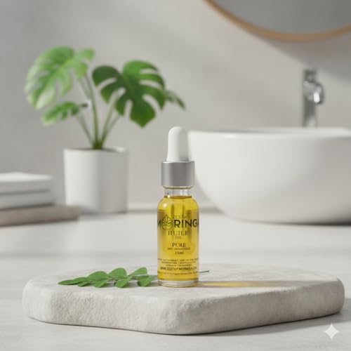 100% Pure Cold-Pressed Moringa Seed Oil - 15ml Nourishing Multi-Vitamin Oil