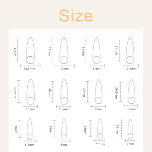 Extra Long White French Tip Stiletto Press-On Nails Set
