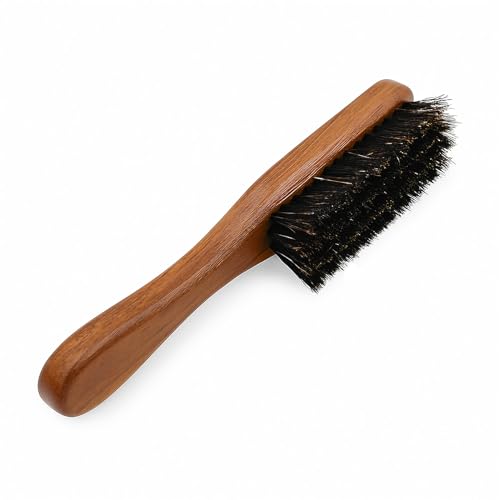 Menesia Boar Bristle Beard & Mustache Brush - Travel Size