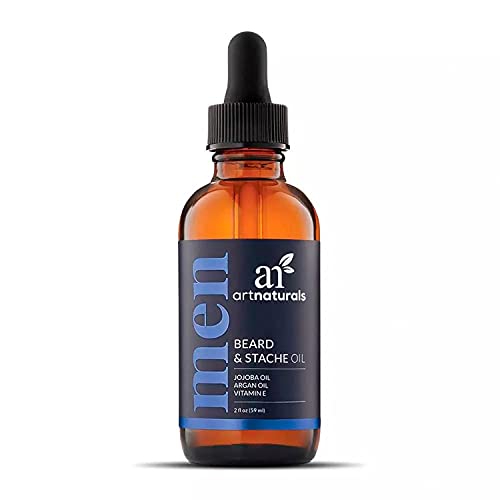 ArtNaturals Unscented Beard Oil - Organic, Moisturizing & Grower 2 fl oz