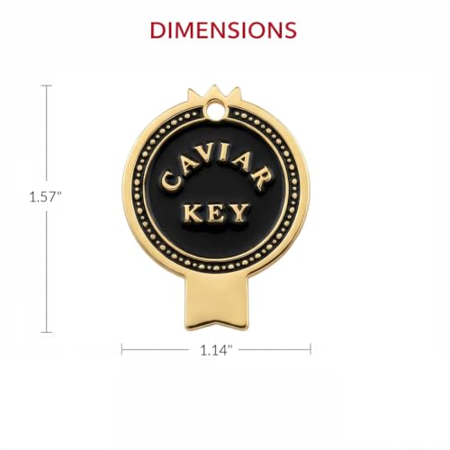 HIC Kitchen Caviar Key - Heavyweight Vacuum Seal Opener Tool