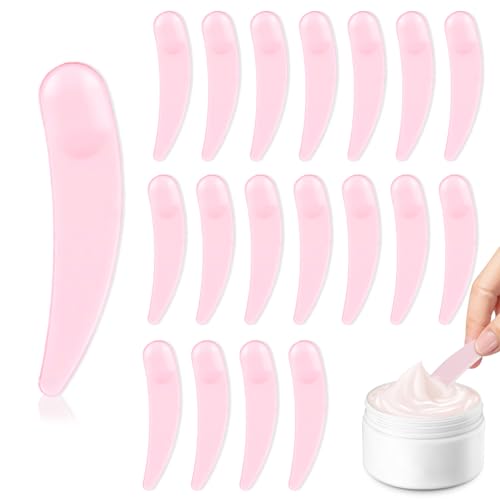 100 PCS Mini Makeup Spatulas - Reusable Plastic Beauty Tools