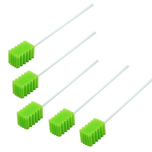 MUNKCARE Dental Swabs with Dentifrice, 100 Count - Fruit Flavored Oral Care Swabs