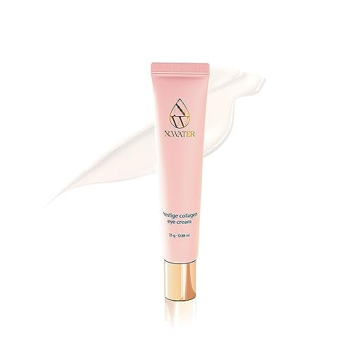 NOWATER Collagen Eye Cream for Under Eyes - Hydrating Korean Skincare, Day & Night