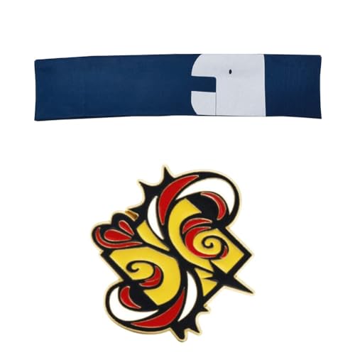 SK8 the Infinity Reki Cosplay Headband and Pin Set - 2 Piece Accessory