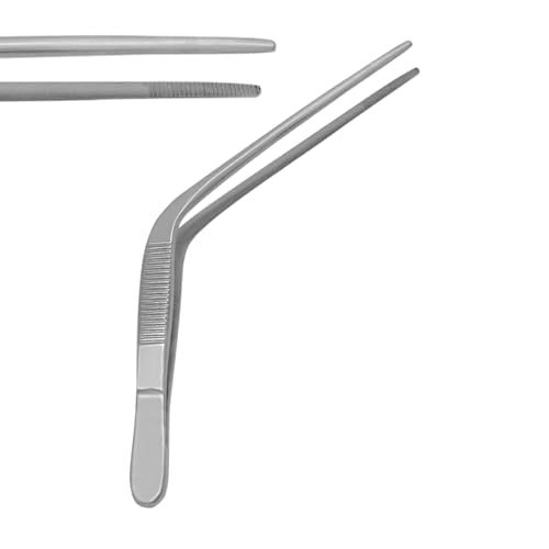 8-Piece Stainless Steel Splinter Forceps Set with Magnifying Glass