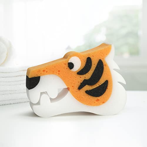 Fred & Friends Bath Biters Tiger - Fun Children's Bath Sponge