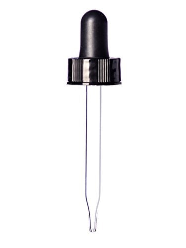 2 oz Amber Glass Bottles with Eye Droppers - Set of 2 for Essential Oils & Perfumes