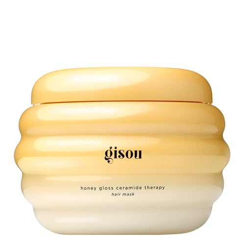Gisou Honey Gloss Ceramide Therapy Hair Mask ? Deep Repair & Hydration with Mirsalehi Honey, Ceramides & Hyaluronic Acid, 7.8 fl oz