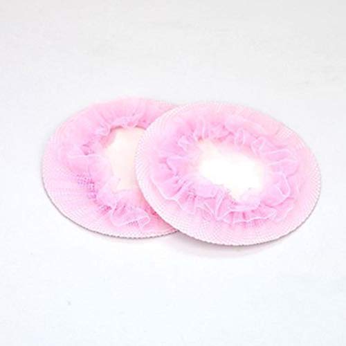 Pink Invisible Hair Nets Mesh Hair Accessories for Ballet & Dance - 5 Pack