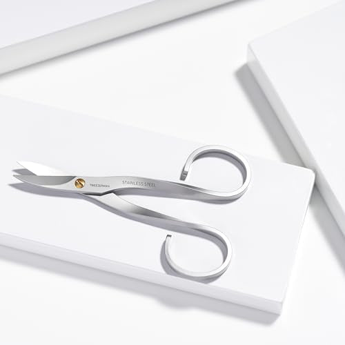 Tweezerman Stainless Steel Nail Scissors for Precision Trimming