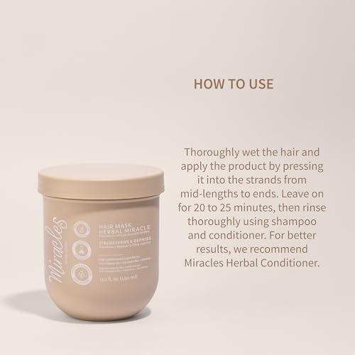 Miracles By Milagros Intensive Repair Hair Mask – Keratin & Oat Peptide Treatment