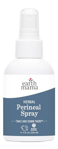 Earth Mama Herbal Perineal Spray - 4 Fl Oz Cooling Relief for Pregnancy & Postpartum