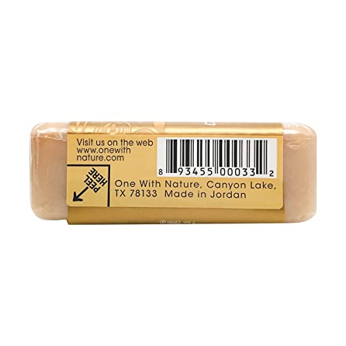 One With Nature Shea Butter Bar Soap 7 OZ - Pack of 1, Natural Dead Sea Minerals