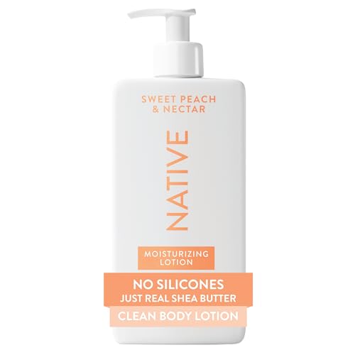 Native Body Lotion - Sweet Peach & Nectar for Sensitive Skin, 16.5 fl oz