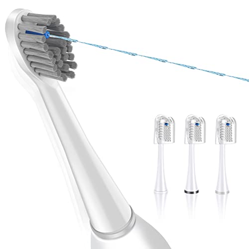 Waterpik Compatible Flossing Toothbrush Heads - 3 Pack Replacement for Sonic Fusion