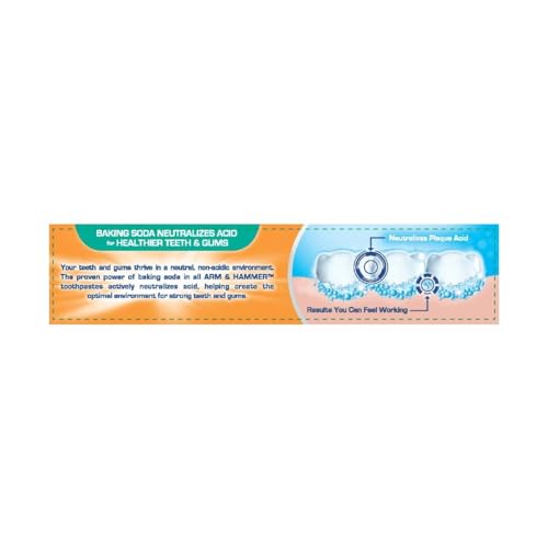 Arm & Hammer Enamel Defense Fluoride Toothpaste with Crisp Mint - 4.3 oz Pack of 4