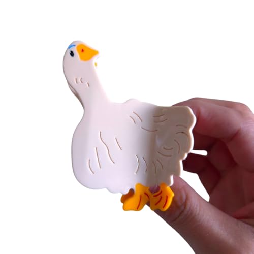 Goose Acetate Hair Clip - Funny Big Claw Clip for Women