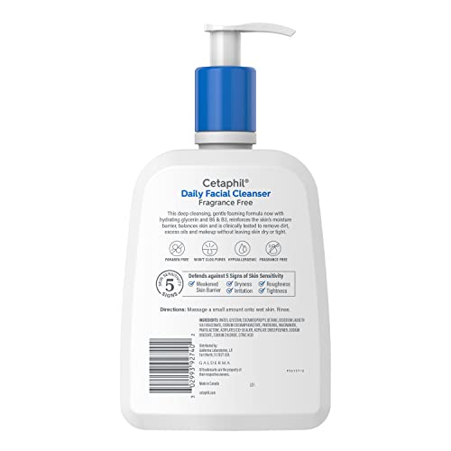 Cetaphil Daily Facial Cleanser for Oily & Combination Skin - 16oz