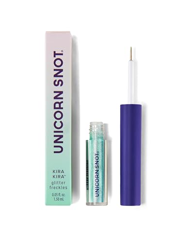 KiraKira Glitter Freckle Pen - Duochrome Shook (Teal to Silver) Eyeliner & Face Paint