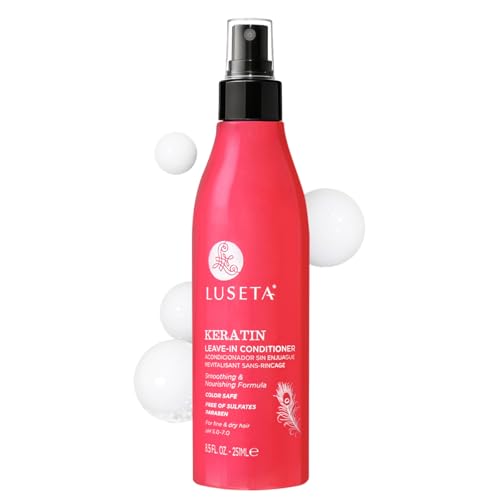 Luseta Keratin Leave-In Hair Spray - Repair, Frizz Control & Detangler 8.5oz