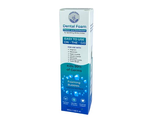 Pearldent Dental Foam Cleaner for Aligners, Retainers & Mouth Guards - 4 Month Supply