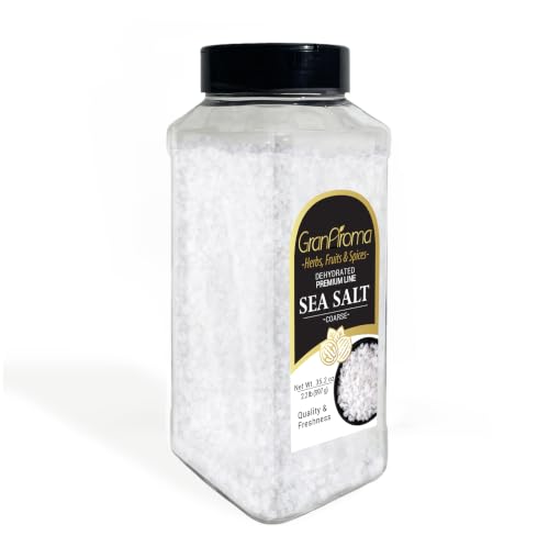 GranAroma Coarse Sea Salt, 35.2 Ounce Finishing & Bath Additive