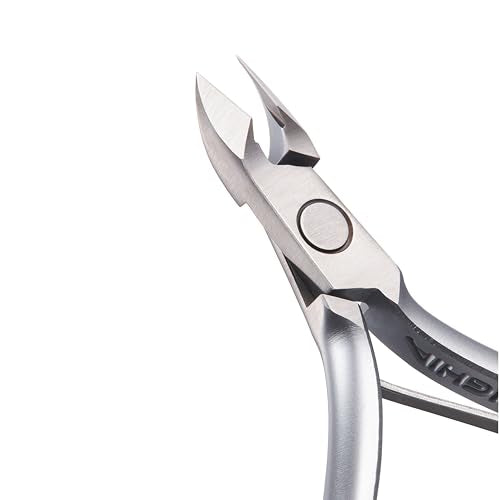 Nghia D-09 JAW 14 Cuticle Nipper Stainless Steel for Salons & Home Use, Grey