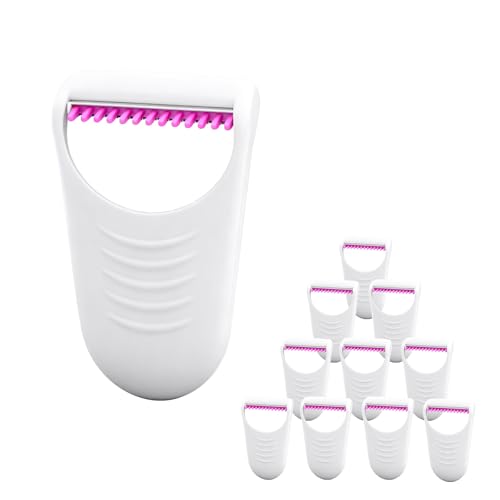 50-Pack Disposable Prep Razors - Individually Wrapped Portable Shaver, Pink