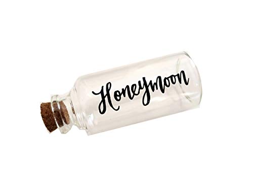 Honeymoon Sand Keepsake Jar - Hand Lettered Travel Gift