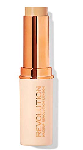Makeup Revolution Fast Base Stick Foundation - Shade F9, Dewy Finish