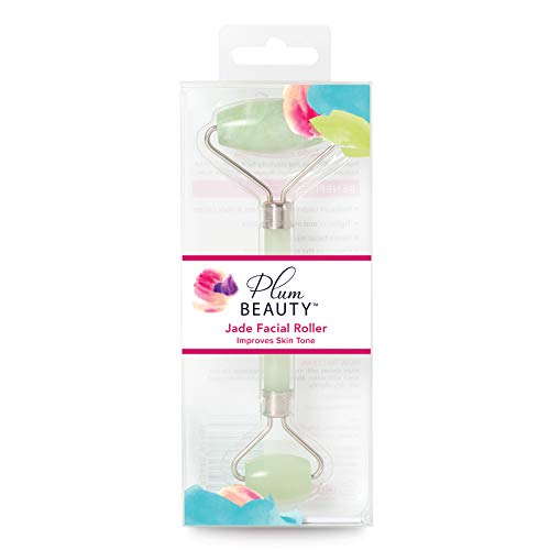 Plum Beauty Jade Roller & Gua Sha Set for Lifting & Eye Care
