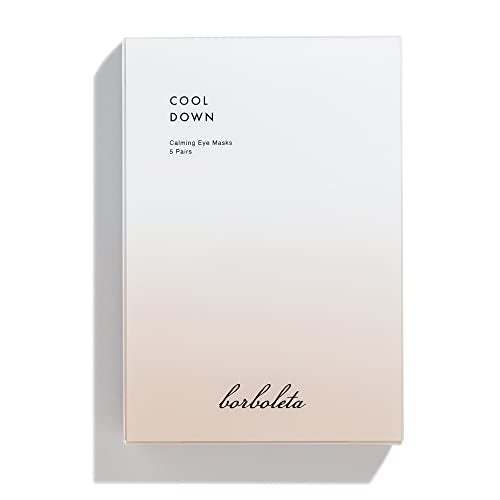 Borboleta Under Eye Masks - Cooling Gel Patches for Dark Circles (5 Count)