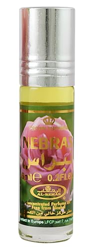 Al-Rehab Nebras Concentrated Perfume Oil - Floral Oud Rollerball, 6ml