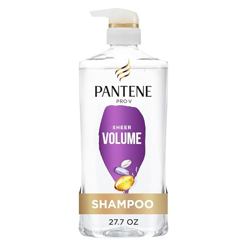 Pantene Sheer Volume Shampoo - 72-Hour Fullness & Lightweight Nourishment
