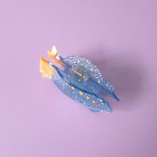 Fantasy Cuttlefish Hair Claw Clip - Durable Acetate Ocean Animal Design