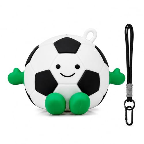 QANYI Mini Soccer Lamp - Rechargeable Silicone Night Light with 7 Colors & Hanging Rope