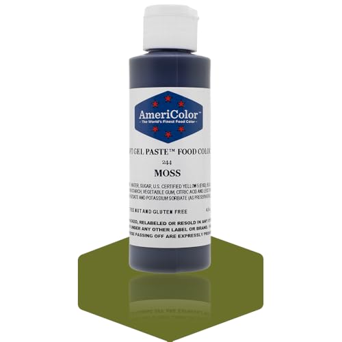 Americolor Moss Food Color Gel, 4.5 oz - Vibrant Baking Dye