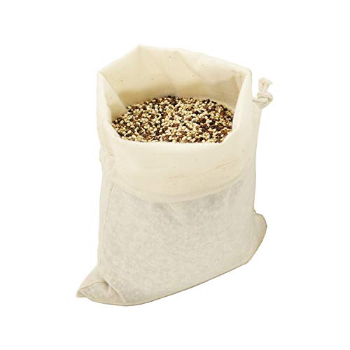 Organic Cotton Muslin Reusable Produce Bags - 3 Pack, XSmall