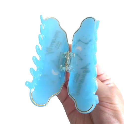 Clip Sugar Aquarius Sign Hair Clips - Zodiac Acetate Claw Hair Accessories for Women