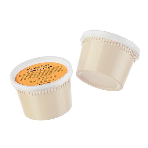 Plant Guru 100% Pure Raw Mango Butter 16 oz - Natural Skin & Hair Care