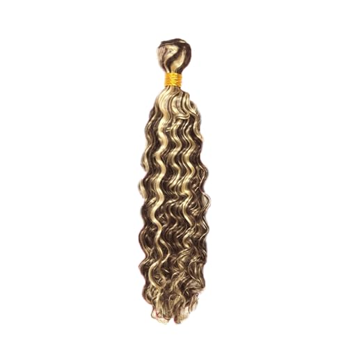 P4/613 Highlight Deep Wave Brazilian Virgin Human Hair Bundles 24 Inch