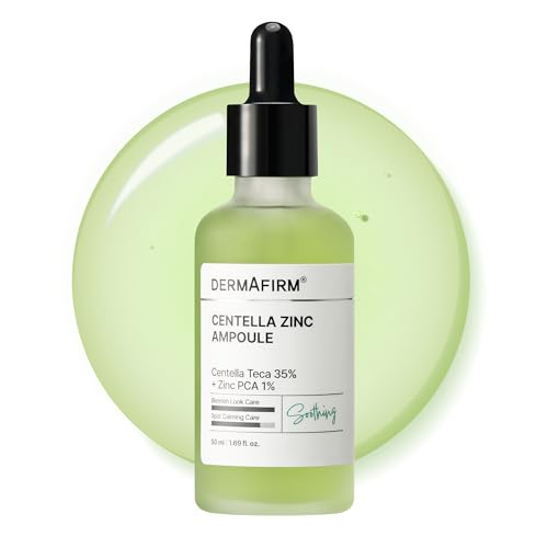 Dermafirm Centella Zinc Ampoule 1.69 fl oz – Soothes, Balances Oil & Clears Skin