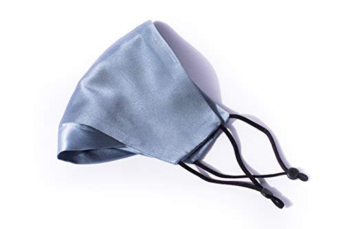 100% Mulberry Silk Face Masks - Reusable Adjustable Unisex