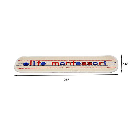 Montessori Edged Rug for Movable Alphabet - 24" x 7.6"